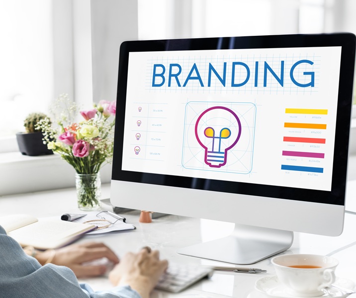 Branding and Digital Identity Services Illustration